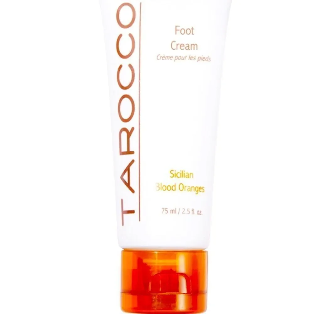 New, sealed Tarocco Sicilian Blood Orange foot cream with menthol